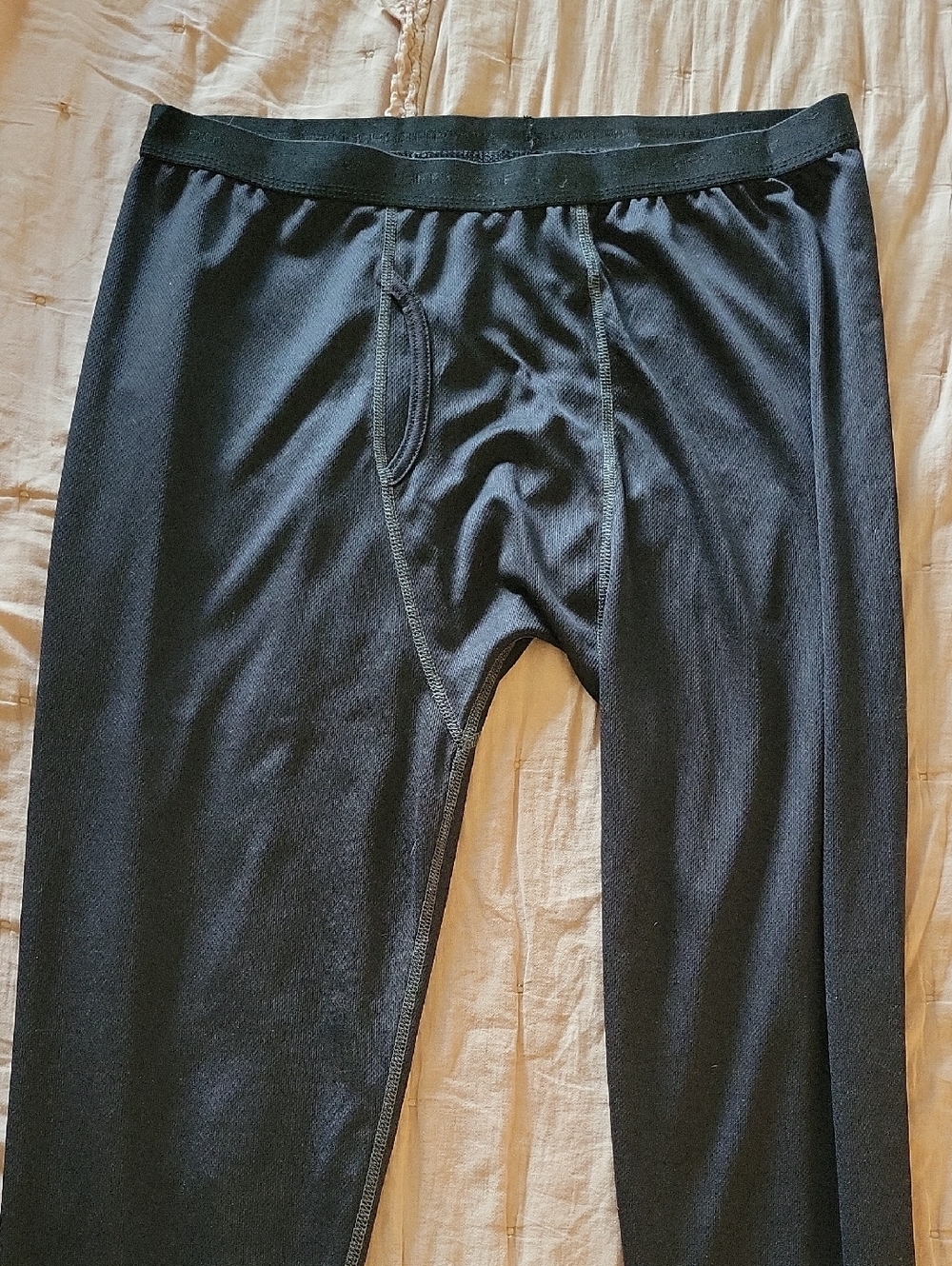 Black Thermal Base Layer Leggings, Unisex